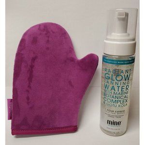 Minetan All Access Radiant Glow Tanning Water & Mitt New - MSRP $42.94